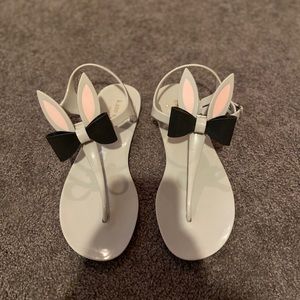 Kate Spade Bunny and Bow Jelly Sandals